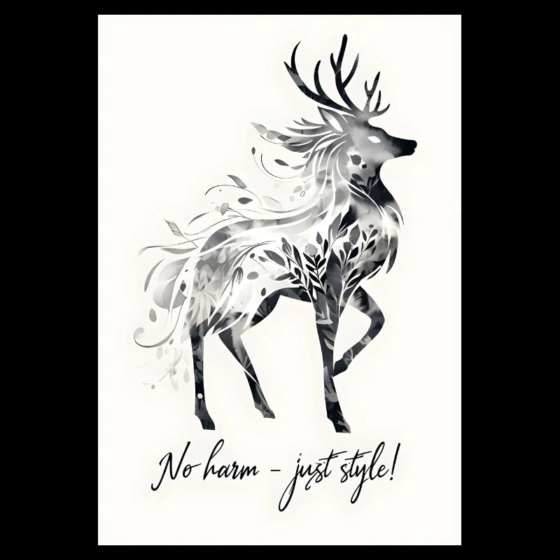 Deer Animal Saying Gift