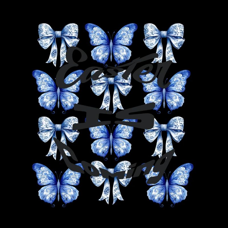 Easter Is Coming – Elegantes Schmetterlingsdesign