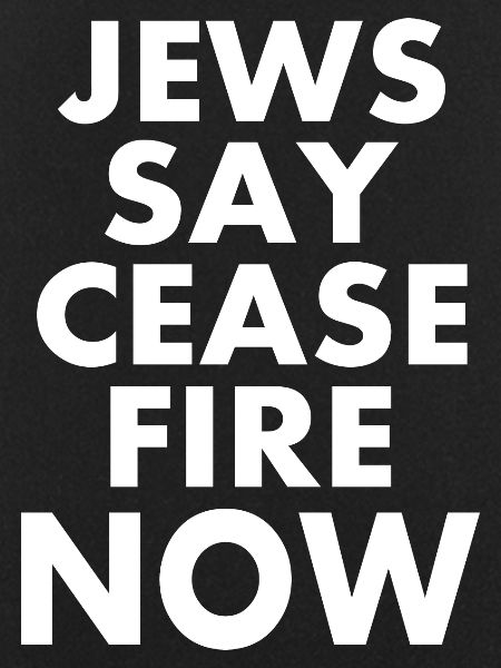 Jews say ceasefire now