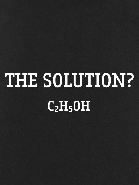 The solution C2H5OH