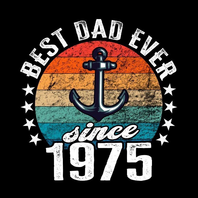 Bester Papa der Welt seit 1975 Anker