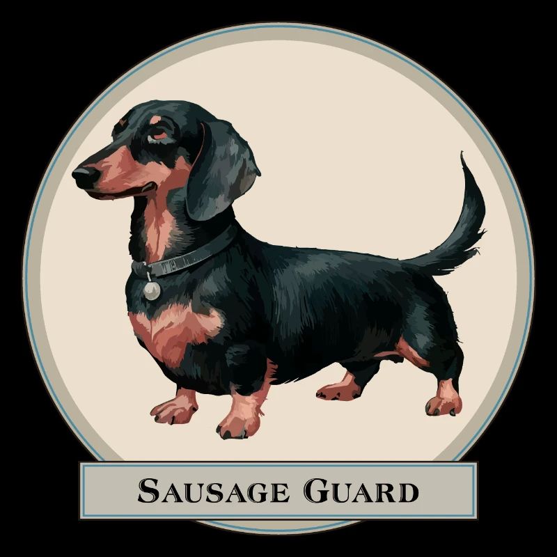 sausage guard - Wachwurst Dackel Dachshund Teckel