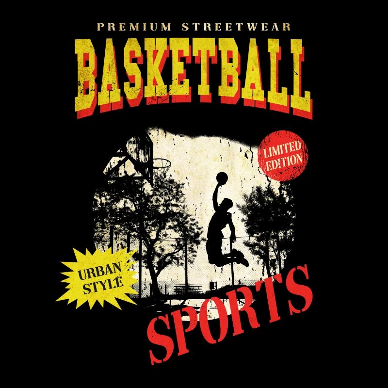 Basketteur Basketteur Dunking Sport Vintage