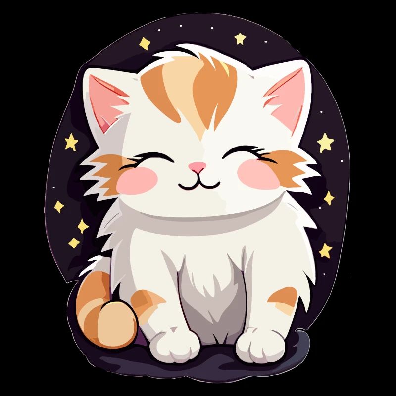 Chat mignon et amical