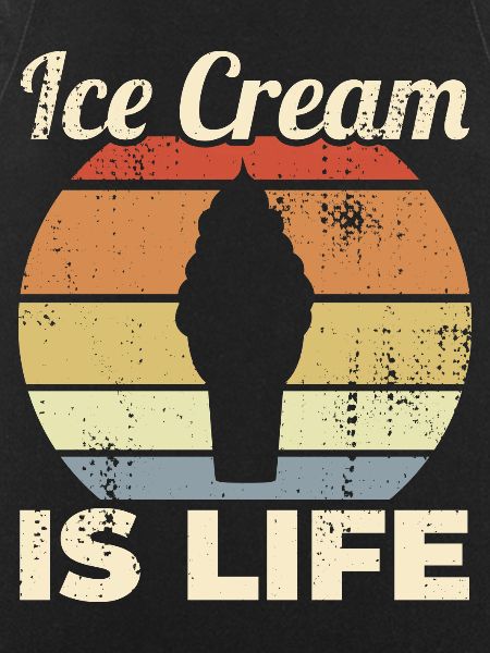 Eiscreme ist Leben