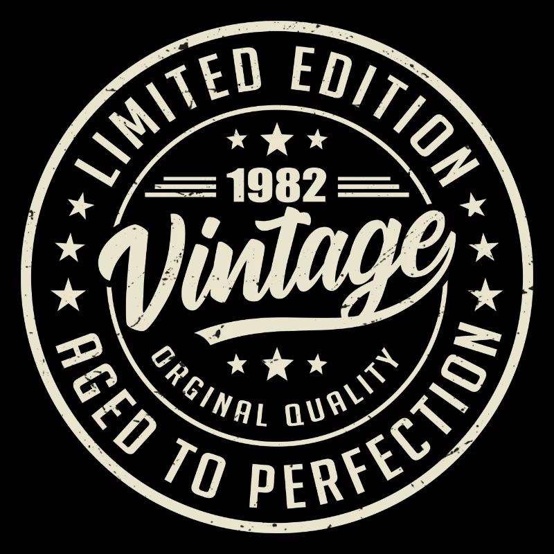 Vintage 1982 Gift 1982 Retro Birthday 1982