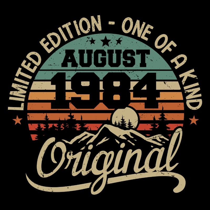 August 1984 Birthday Gift - Born August 1984