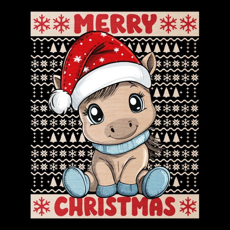 Cheval Noël Mignon Noël mignon