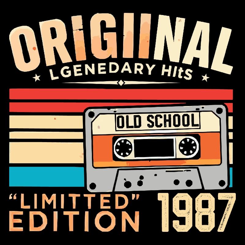 Original 1987, Legendary since 1987 Vintage 1987