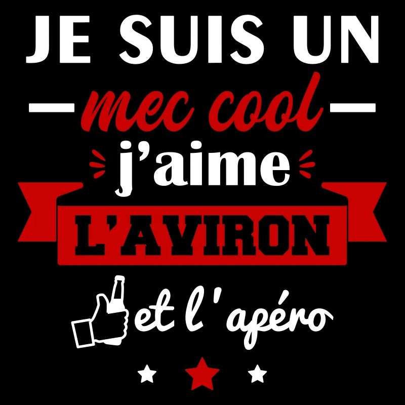 Mec cool aviron, idée cadeau anniversaire rameur