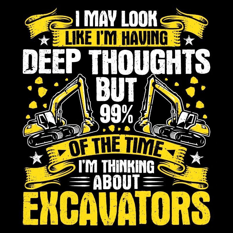 Baggerfahrer Heavy Equipment Operator Baggerführer