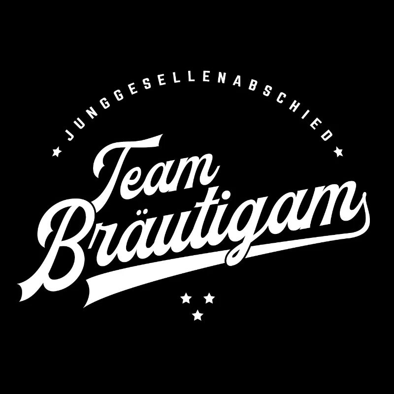 Junggesellenabschied Baseball Style Team Bräutigam