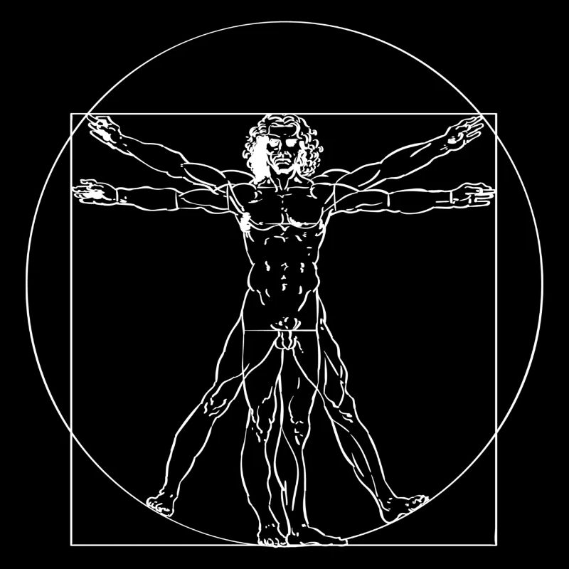 Leonardo da Vinci Vitruvianischer Mensch Mann