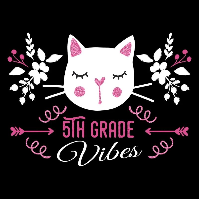 5th grade | Grade Vibes Back to School Cute Cat