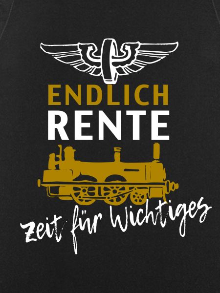 Rente Eisenbahn Ruhestand Geschenkidee Lokomotive