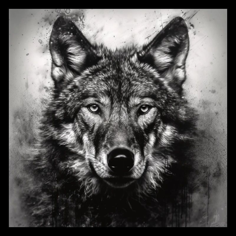 WOLF WOLF WILD ANIMAL