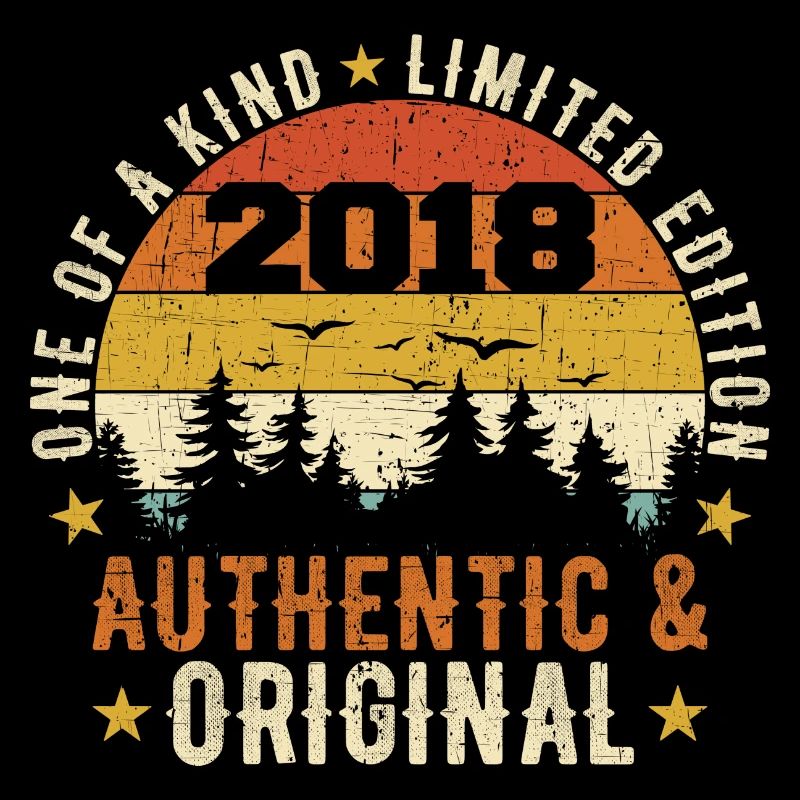 Original 2018 Geburtstagsgeschenk 2018 authentisch