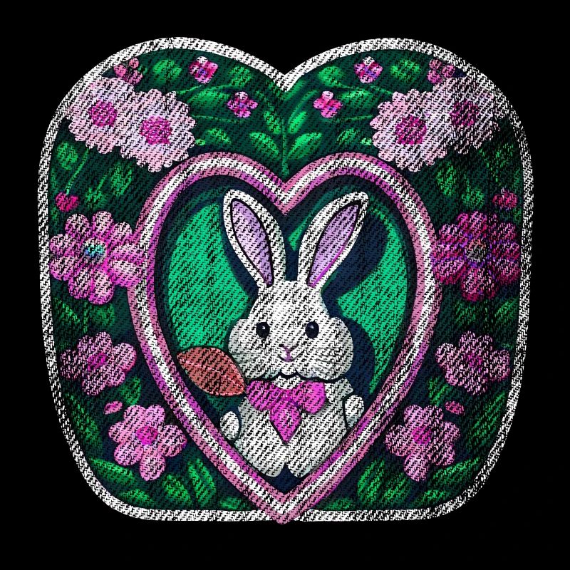 lapin de Pâques rétro d’occasion classique