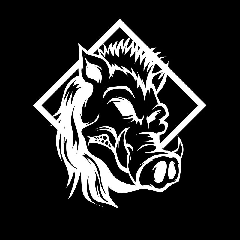 Wild boar grim style