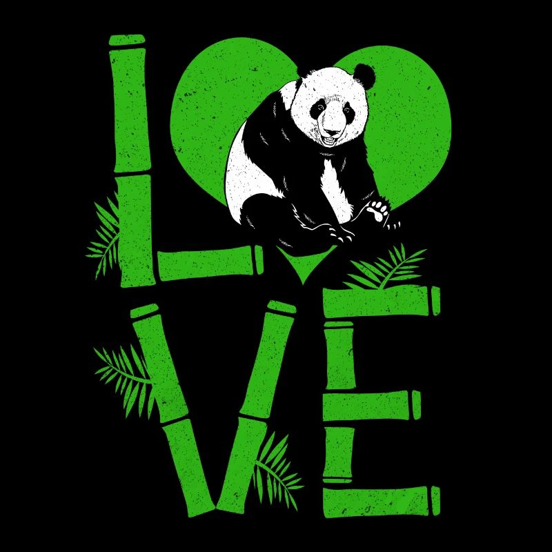 Panda Ours Bébé Panda Câlin bambou
