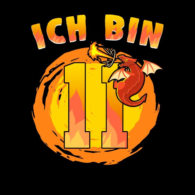 11. Geburtstag Ich Bin 11 Drachen Mitgebsel