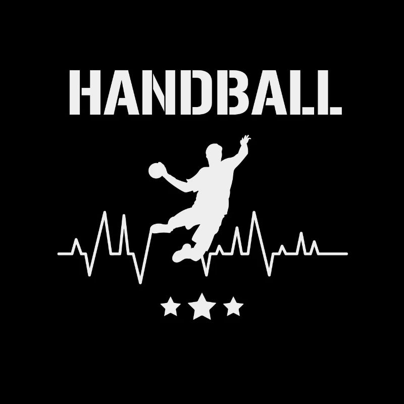 Handball ECG Heartbeat Pulse Jump Lancer