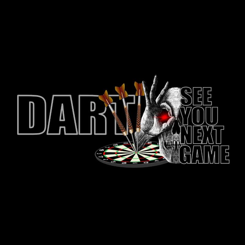 Dart Skull See You Next Game, Dartdesign Darts