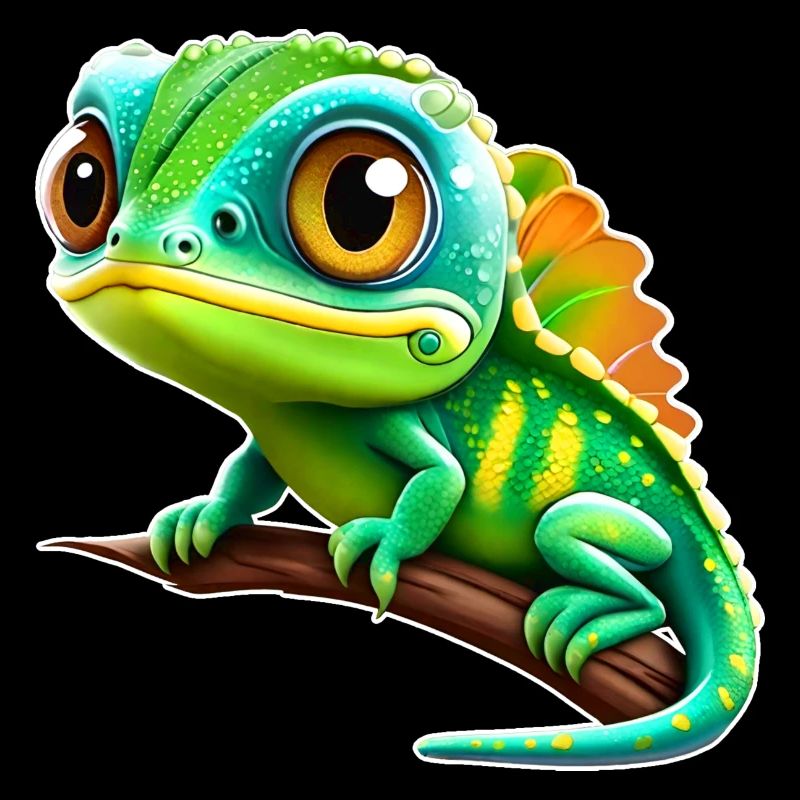 Mignon. Petit iguane