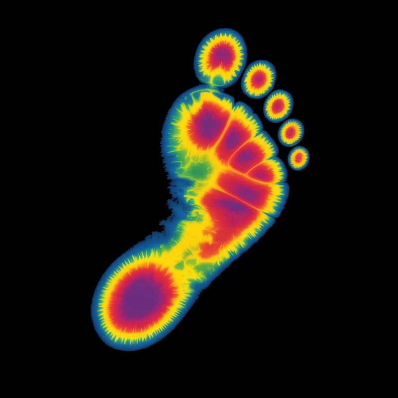 Fascinating thermal footprint