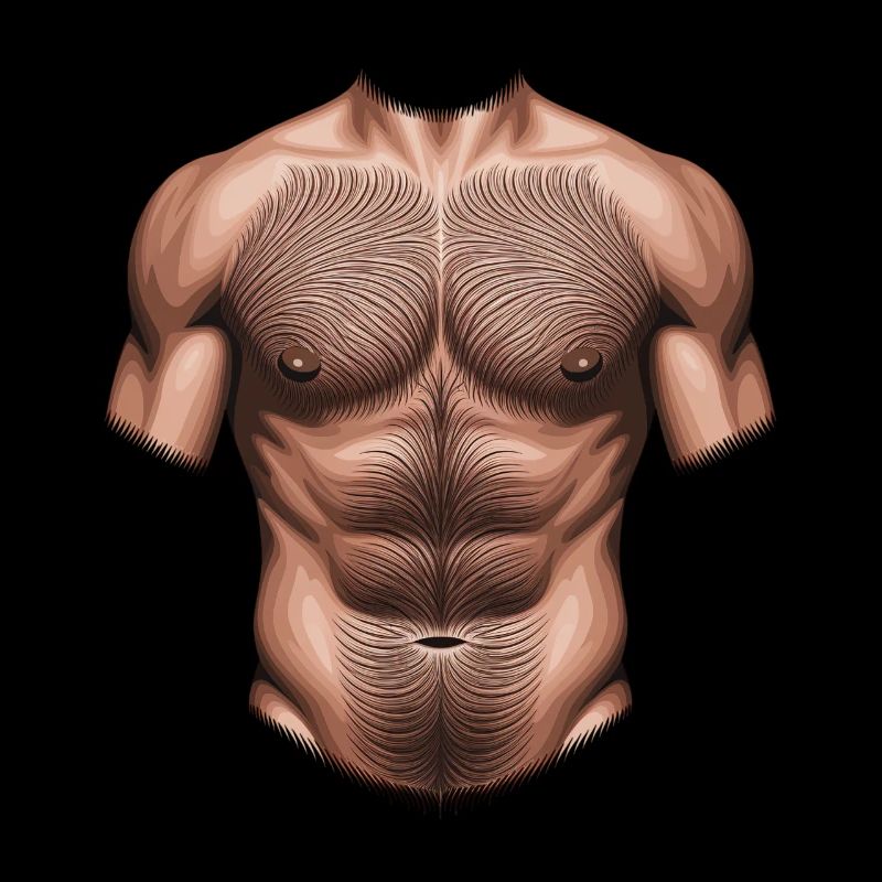 Muscular Men Upper Body