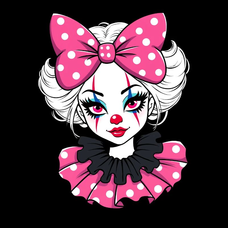 Clown Girlfriend Zirkus Mädchen