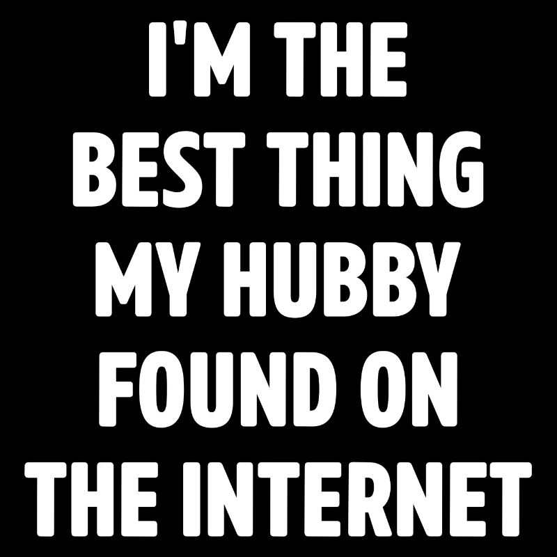 Paar, das sich online getroffen hat Ehemann Ehefra