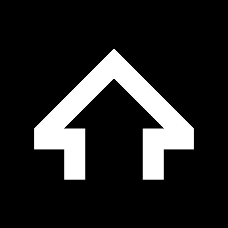 Up arrow white