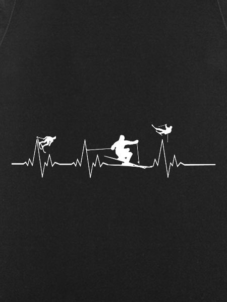 Skiing - heartbeat