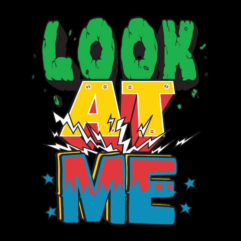 Regarde-moi un t-shirt avec un design cool