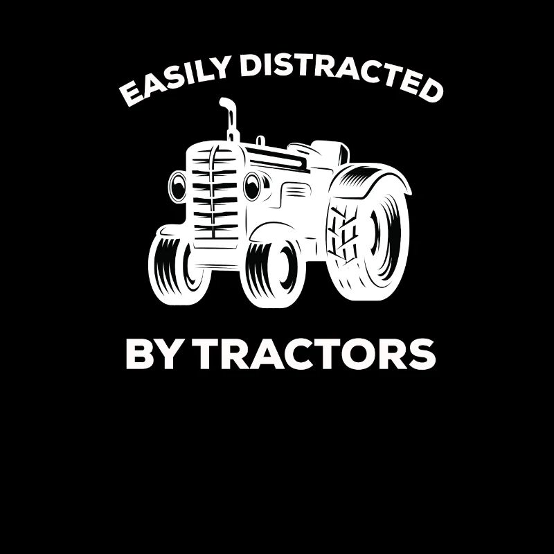 Easily distracted by tractors Bauer farmer