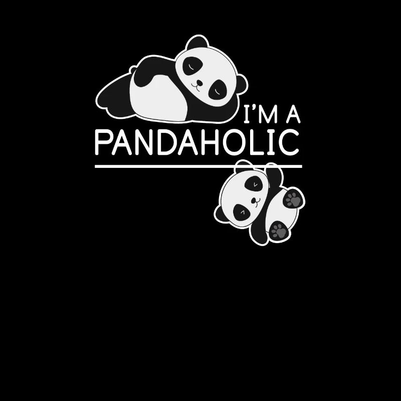 Ich Bin Ein Pandaholic Tier Süß Niedlich Geschenk