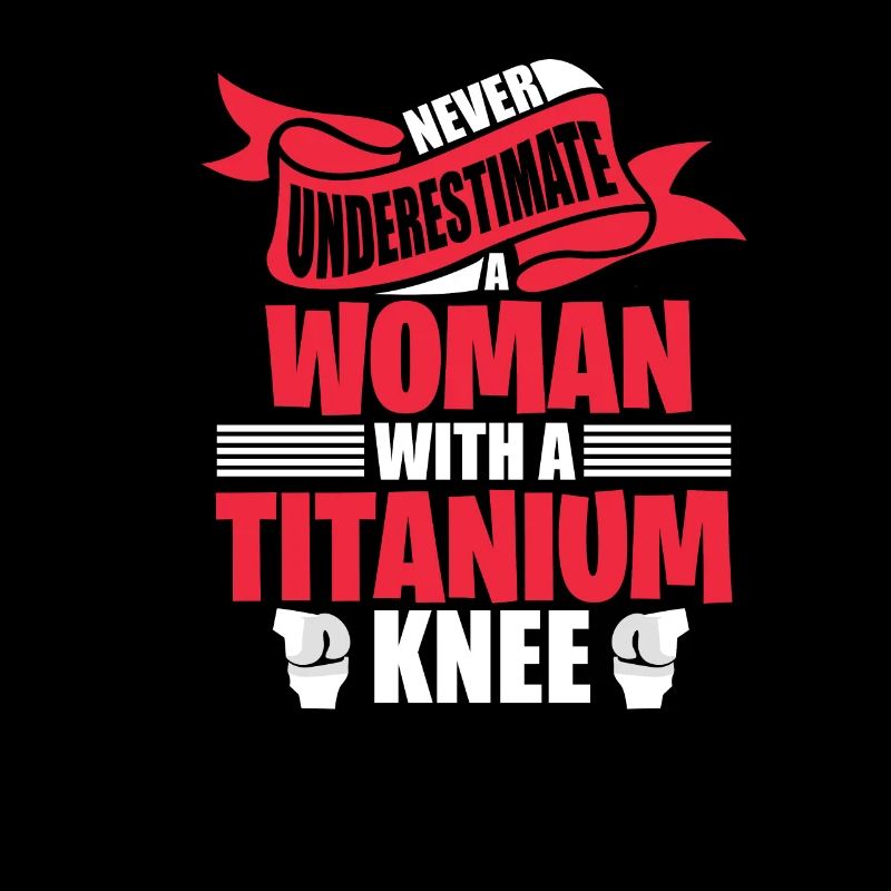Knie Operation Oma Grossmutter Titan OP Patient
