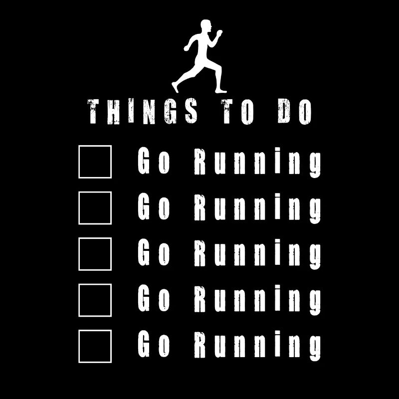 Funny Running Jogging Cardio Run Runner Gift