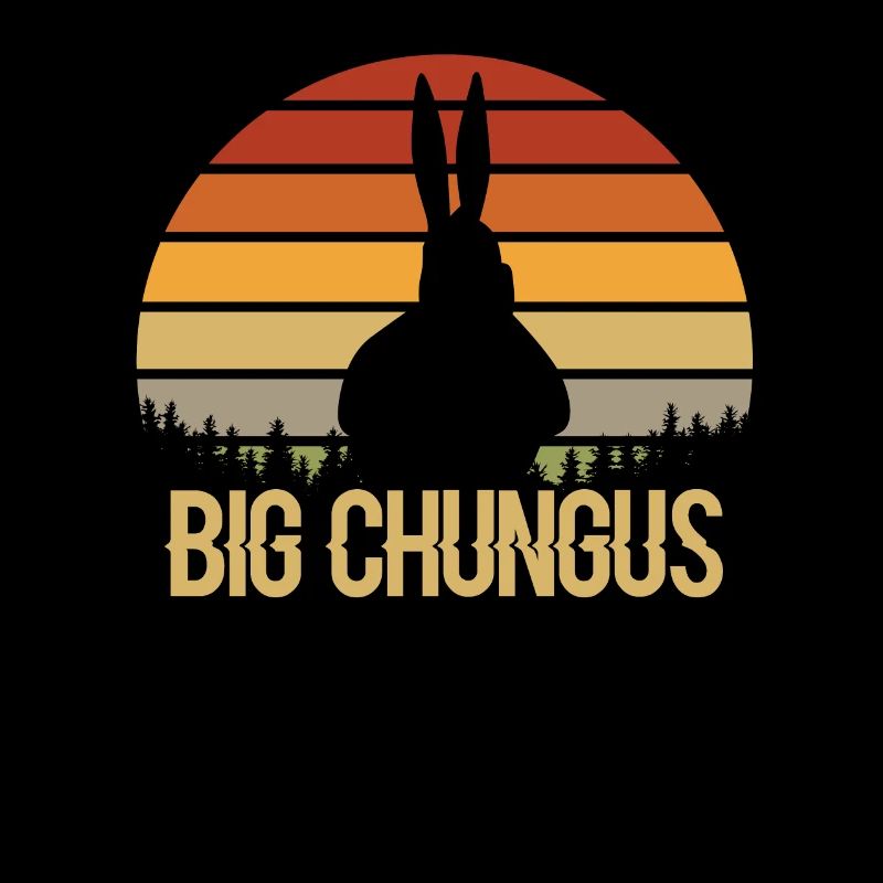 Big Chungus Rabbit Meme Gamer Nerd Retro Gift