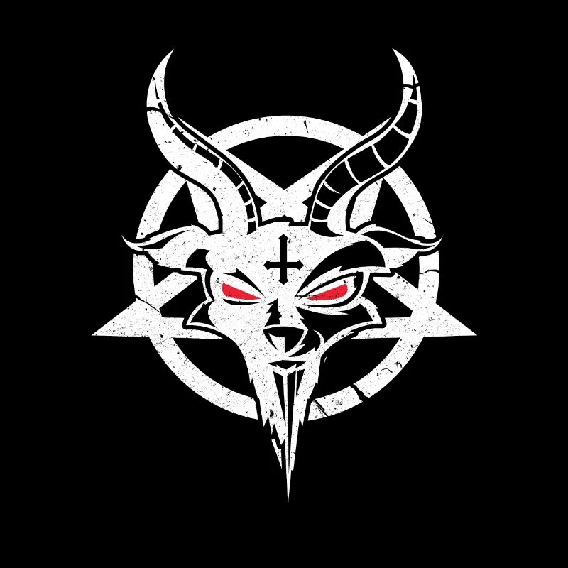 Satanisme Satan Cross Lucifer Devil Gift
