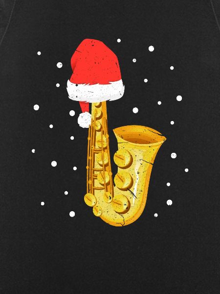 Saxophone Christmas Saxophonist Gift
