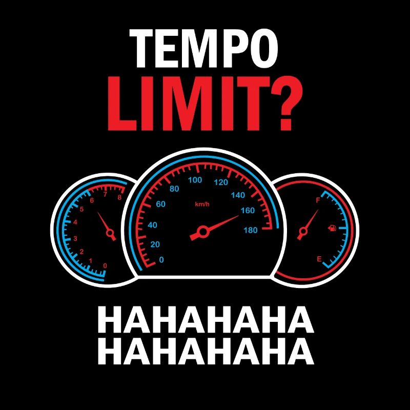 Tempolimit Raser Autofahrer Blitzer Fun
