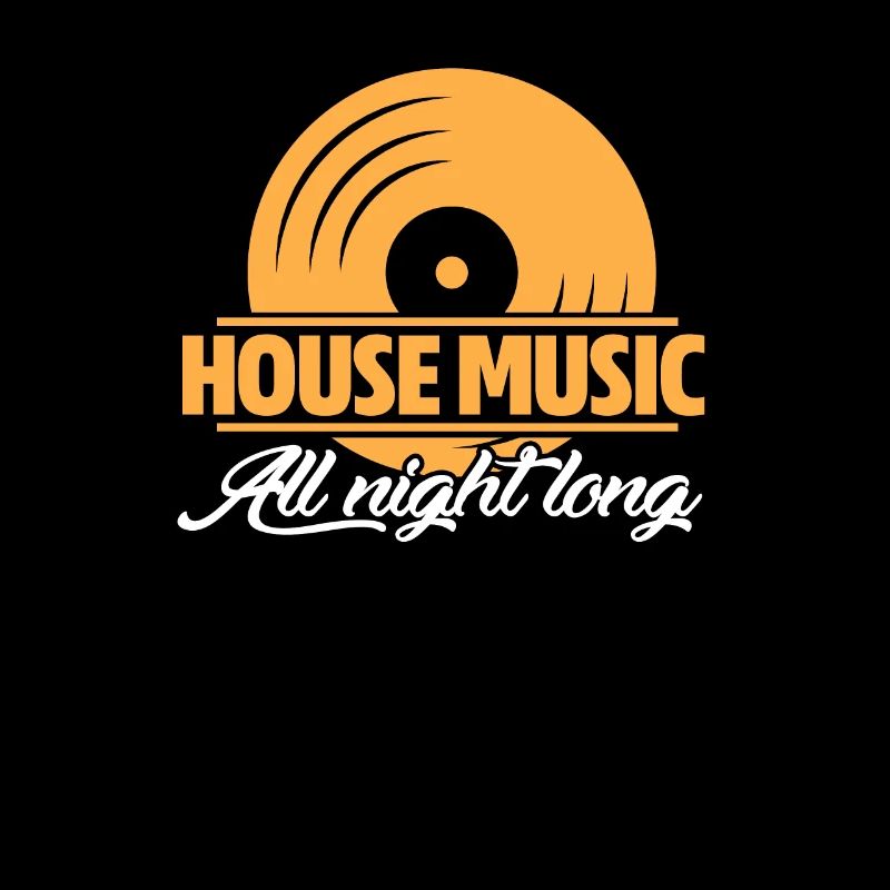 House music techno dj vinyl gift