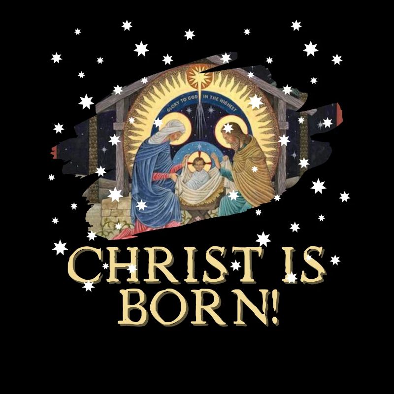 Weihnachtskrippe Christus ist geboren!