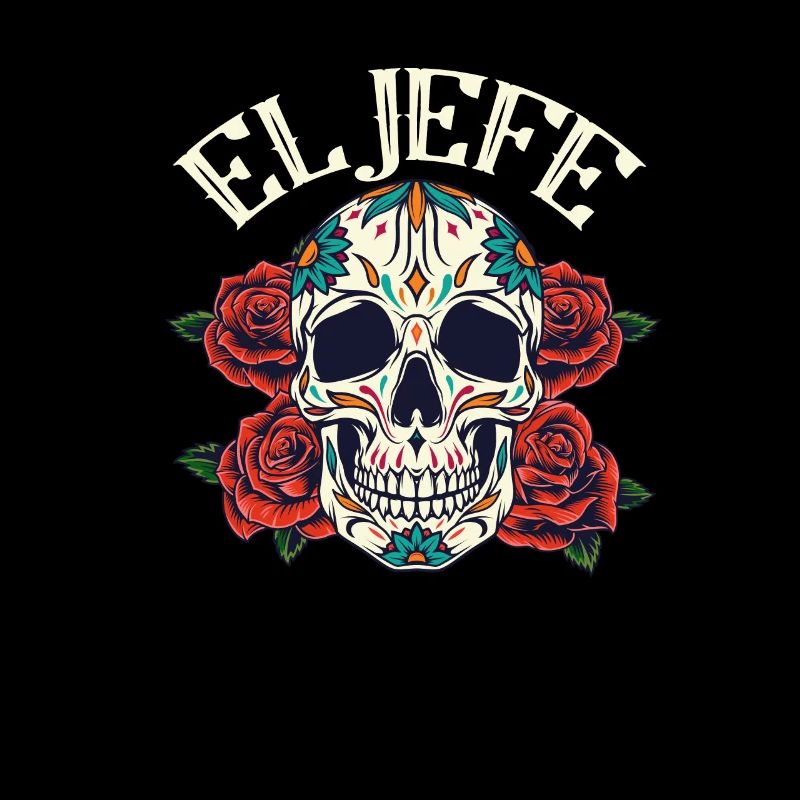 Dia De Los Muertos Chef Boss Totenkopf Mexiko