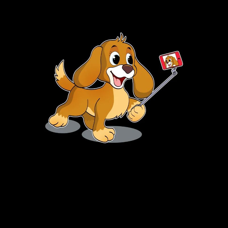 Un chiot qui aime les animaux vend un cadeau de