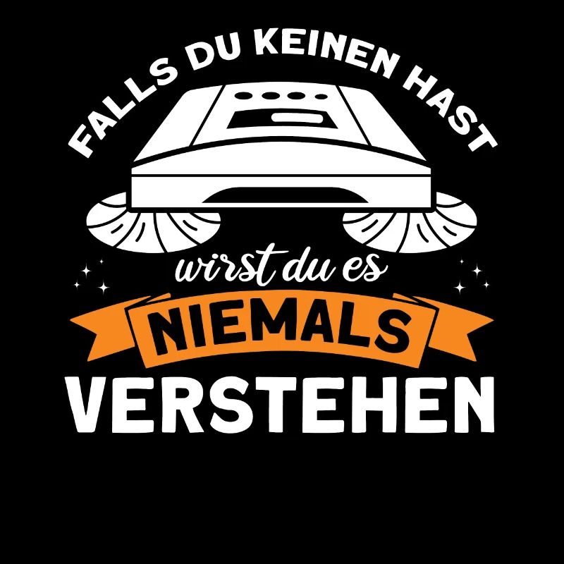 Putzkraft Hausfrau Saugroboter Geschenk