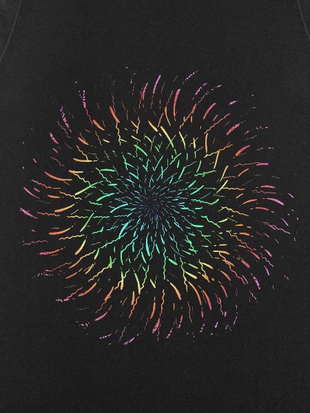 Psychedelic Rainbow Shine Sun