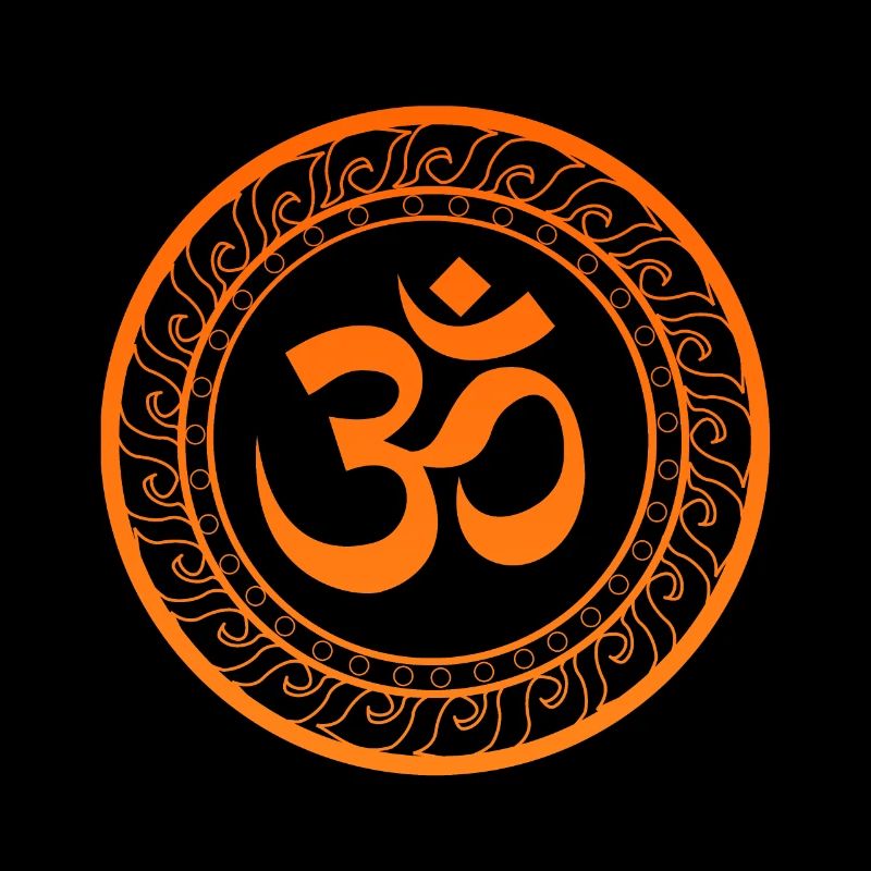 Om Ohm Aum Buddhism Symbole Yoga Sanskrit